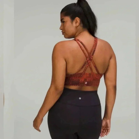 Lululemon Energy High-Neck Long Line Sports Bra Size 6 - Picture 2 of 6